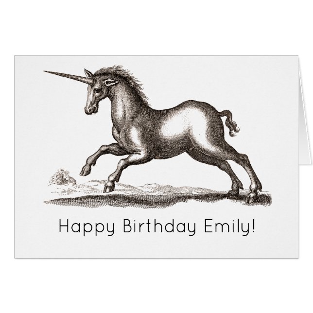 Unicorn Classic Running Magic Woodland Creature (Front Horizontal)