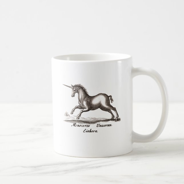 Unicorn Classic Running Magic Woodland Creature Coffee Mug (Right)
