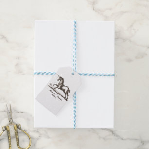Unicorn Classic Running Magic Woodland Creature Gift Tags