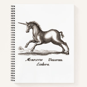 Unicorn Classic Running Magic Woodland Creature Notebook