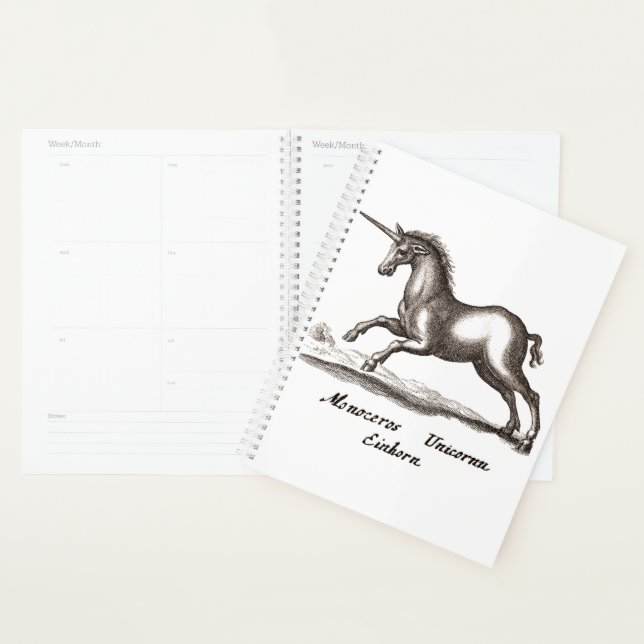 Unicorn Classic Running Magic Woodland Creature Planner (Display)