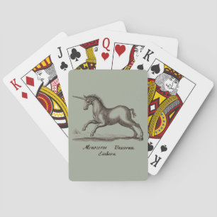 Unicorn Classic Running Magic Woodland Creature Playing Cards