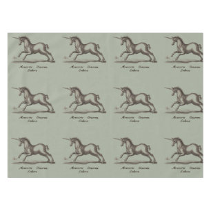 Unicorn Classic Running Magic Woodland Creature Tablecloth