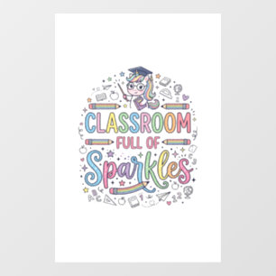 Unicorn Classroom Full of Sparkles Original Merch 