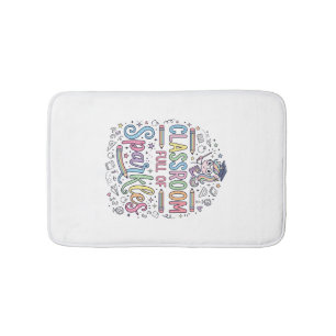 Unicorn Classroom Full of Sparkles Original Merch Bath Mat