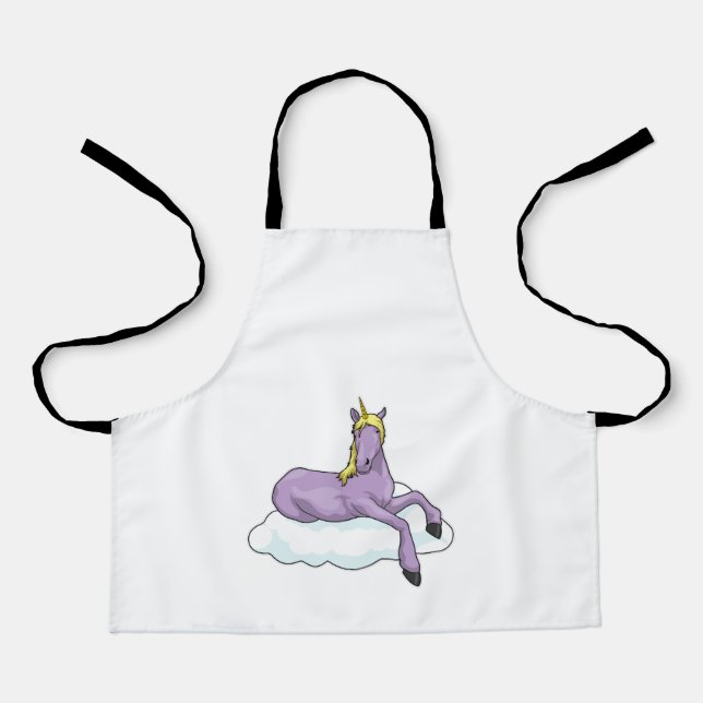 Unicorn Cloud Apron (Front)