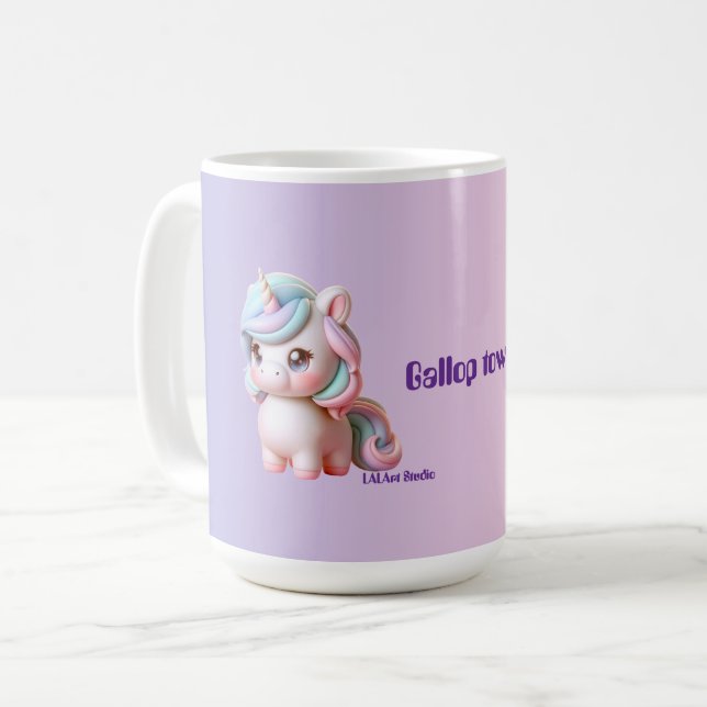 Unicorn Coffee Mug (Front Left)