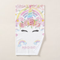Unicorn Colourful Personalised Glitter