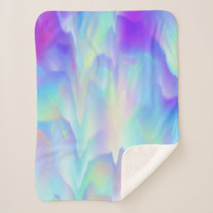 Unicorn Colours Sherpa Blanket