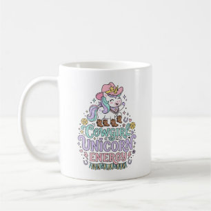 Unicorn Cowgirl Unicorn Energy Cute Pastel Product Coffee Mug