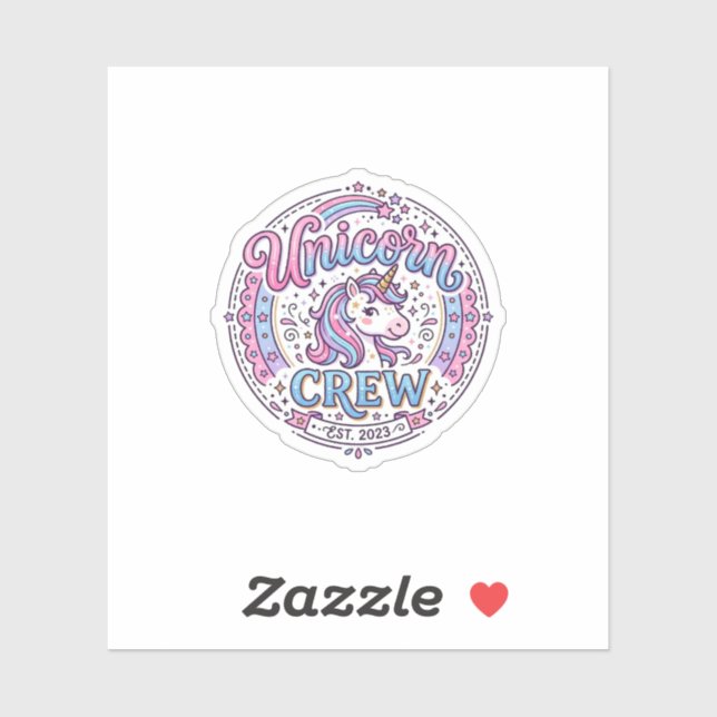 Unicorn Crew Playful Print on Demand Design_1 (Sheet)