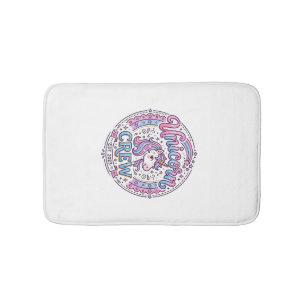 Unicorn Crew Playful Print on Demand Design_1 Bath Mat