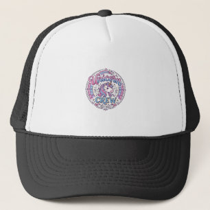 Unicorn Crew Playful Print on Demand Design_1 Trucker Hat