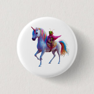 Unicorn Critter  3 Cm Round Badge