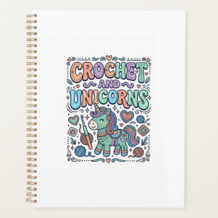 Unicorn Crochet and Unicorns Kawaii Sticker and Sh Planner