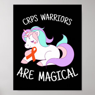 Unicorn Crps Warrior Rsd Crps Awareness 1  Poster