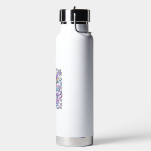 Unicorn Crystal Healing Unicorn Gift Idea Vector D Water Bottle