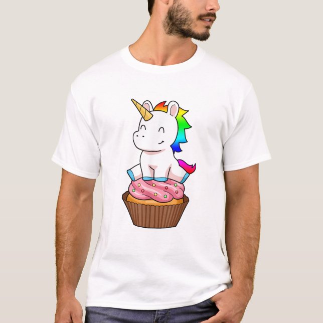 Unicorn Cupcake T-Shirt (Front)