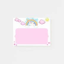 Unicorn cute sticky notes