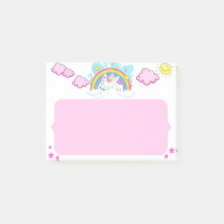 Unicorn cute sticky notes