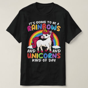 Unicorn Cute Whimsical Funny Rainbows And Unicorns T-Shirt