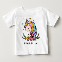 Unicorn Cute Whimsical Girly Personalised Name