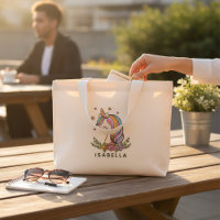 Unicorn Cute Whimsical Girly Personalised Name