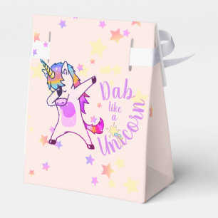 Unicorn Dab Dance Star Personalised Favour Box
