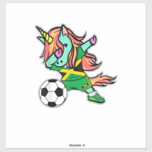 Unicorn Dab Jamaica Soccer Jersey Jamaican Footbal