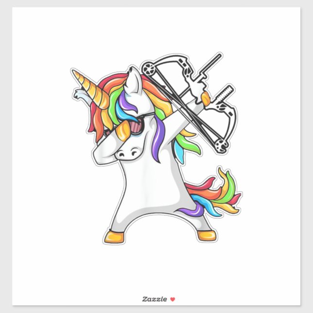 Unicorn dabbing Archery Funny shirt (Sheet)