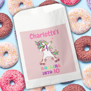 Unicorn Dabbing Roller Skating Birthday Favour Bag