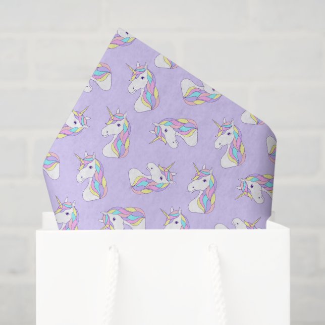 Unicorn Decoupage Paper, Mythical Fantasy Tissue Paper (Gift Bag)