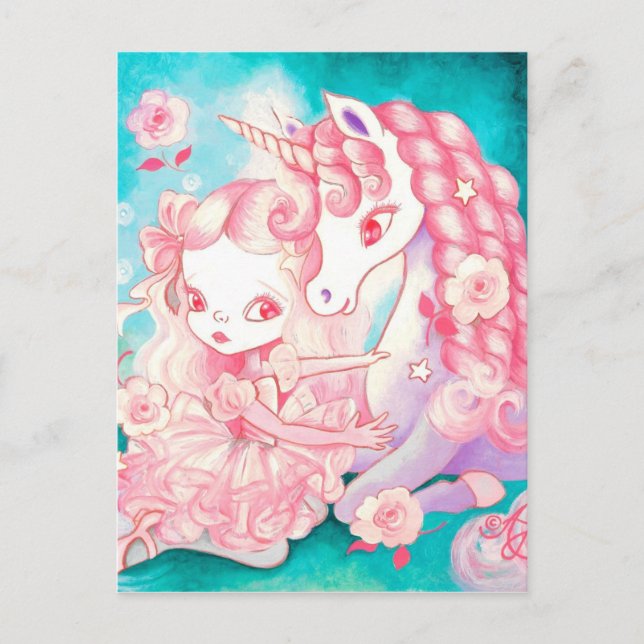 Unicorn Delight Postcard (Front)