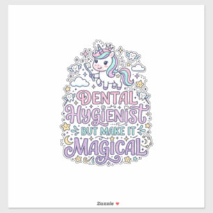 Unicorn Dental Hygienist but Make It Magical Cute 