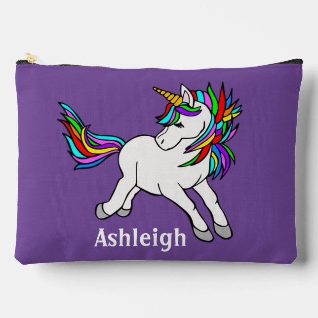 Unicorn Design Accessory Bag (Front)