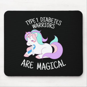 Unicorn Diabetes Warrior Gift  Mouse Pad