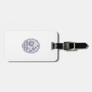 Unicorn Disco Ball Unicorn Playful Print on Demand Luggage Tag
