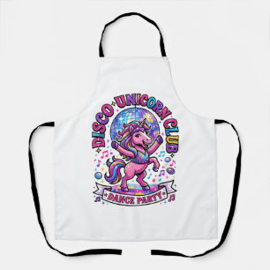 Unicorn Disco Unicorn Club Commercial Shirt Graphi Apron