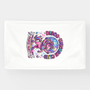Unicorn Disco Unicorn Club Commercial Shirt Graphi Banner