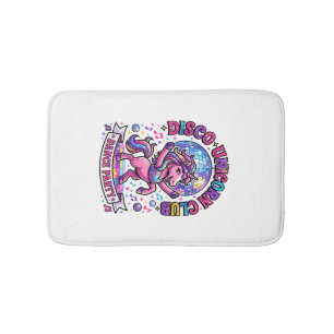 Unicorn Disco Unicorn Club Commercial Shirt Graphi Bath Mat