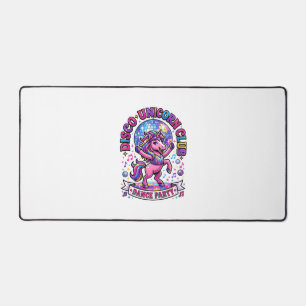 Unicorn Disco Unicorn Club Commercial Shirt Graphi Desk Mat