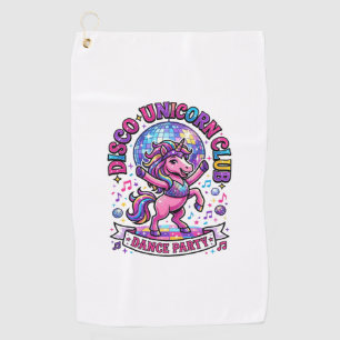 Unicorn Disco Unicorn Club Commercial Shirt Graphi Golf Towel