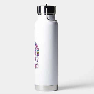Unicorn Disco Unicorn Club Commercial Shirt Graphi Water Bottle