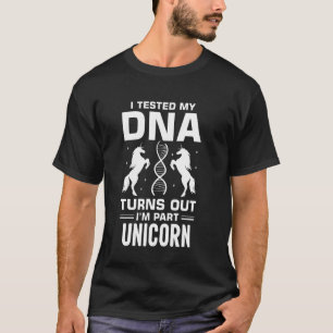 Unicorn Dna Test Genetic Testing Crispr Microbiolo T-Shirt