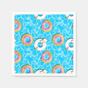 Unicorn & Donut Floaties Napkin