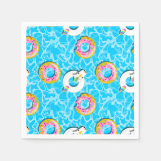 Unicorn & Donut Floaties Napkin