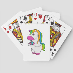Unicorn Donut Playing Cards