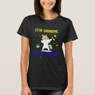 Unicorn Down Syndrome Awareness Extra Chromosome A T-Shirt