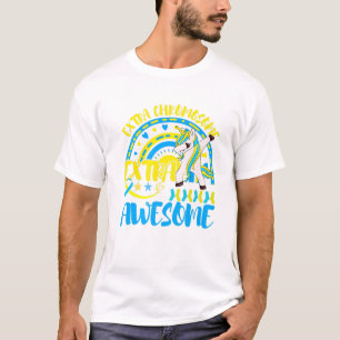 Unicorn Down Syndrome Awareness Extra Chromosome A T-Shirt