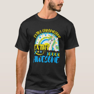 Unicorn Down Syndrome Awareness Extra Chromosome A T-Shirt